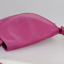 LOEWE Shoulder Bag Leather Pink Auth am7531-6
