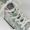 Christian Dior Trotter Canvas Sneakers 41 Blue Auth am7535-14