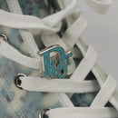Christian Dior Trotter Canvas Sneakers 41 Blue Auth am7535-15