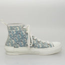 Christian Dior Trotter Canvas Sneakers 41 Blue Auth am7535-26