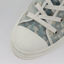 Christian Dior Trotter Canvas Sneakers 41 Blue Auth am7535-37