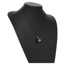 Baccarat Heart Necklace Crystal glass Red Auth am7542-1