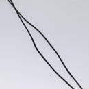 Baccarat Heart Necklace Crystal glass Red Auth am7542-5