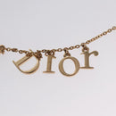 Christian Dior Necklace metal Gold Tone Auth am7543-4