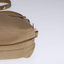 BVLGARI Chandra Shoulder Bag Leather Bronze Auth am7552-14