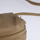 BVLGARI Chandra Shoulder Bag Leather Bronze Auth am7552-16