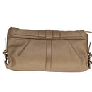 BVLGARI Chandra Shoulder Bag Leather Bronze Auth am7552-2