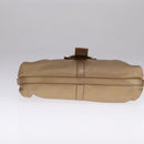 BVLGARI Chandra Shoulder Bag Leather Bronze Auth am7552-5