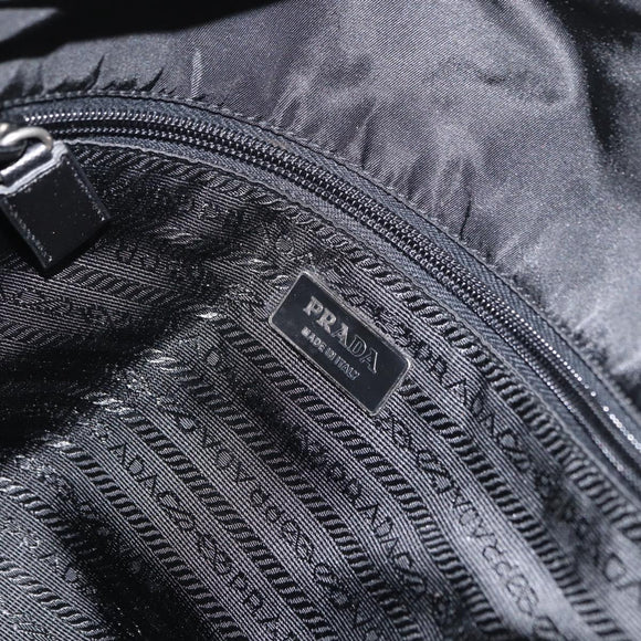 PRADA Shoulder Bag Nylon Black Auth am7560