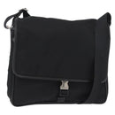 PRADA Shoulder Bag Nylon Black Auth am7560-1