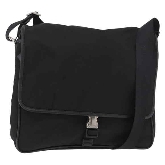 PRADA Shoulder Bag Nylon Black Auth am7560