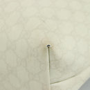 GUCCI GG Supreme Tote Bag PVC White 189896 Auth am7561-9