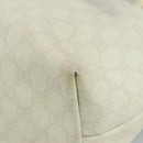 GUCCI GG Supreme Tote Bag PVC White 189896 Auth am7561-15