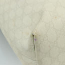 GUCCI GG Supreme Tote Bag PVC White 189896 Auth am7561-16