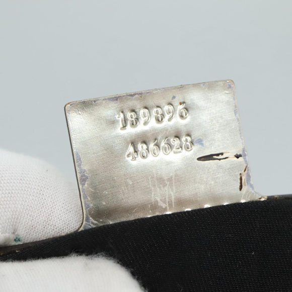 GUCCI GG Supreme Tote Bag PVC White 189896 Auth am7561