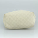 GUCCI GG Supreme Tote Bag PVC White 189896 Auth am7561-5