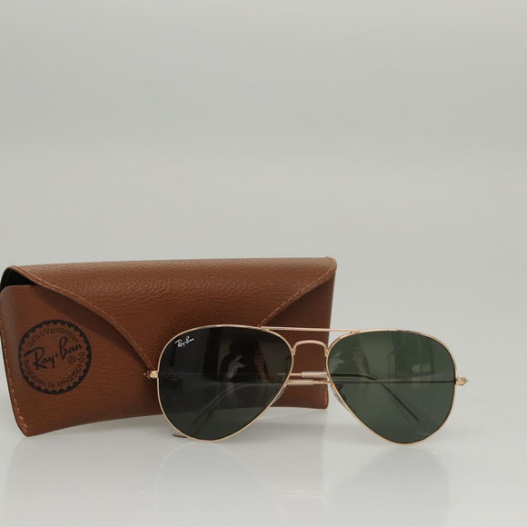 Ray-Ban Sunglasses metal Gold Auth am7607