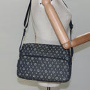 HUNTING WORLD Shoulder Bag Canvas Gray Auth am7610-22