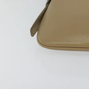 BURBERRY Shoulder Bag Leather Beige Auth am7618-9