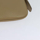 BURBERRY Shoulder Bag Leather Beige Auth am7618-16