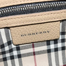 BURBERRY Shoulder Bag Leather Beige Auth am7618-10
