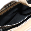 BURBERRY Shoulder Bag Leather Beige Auth am7618-20