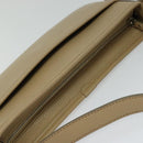 BURBERRY Shoulder Bag Leather Beige Auth am7618-6
