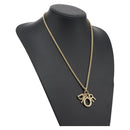Christian Dior Necklace metal Gold Auth am7631-1