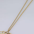 Christian Dior Necklace metal Gold Auth am7631-12