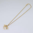 Christian Dior Necklace metal Gold Auth am7631-2