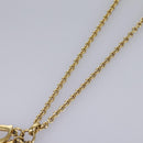 Christian Dior Necklace metal Gold Auth am7631-7