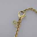 Christian Dior Necklace metal Gold Auth am7631-9