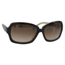 CHANEL Sunglasses plastic Brown CC Auth am7632-1