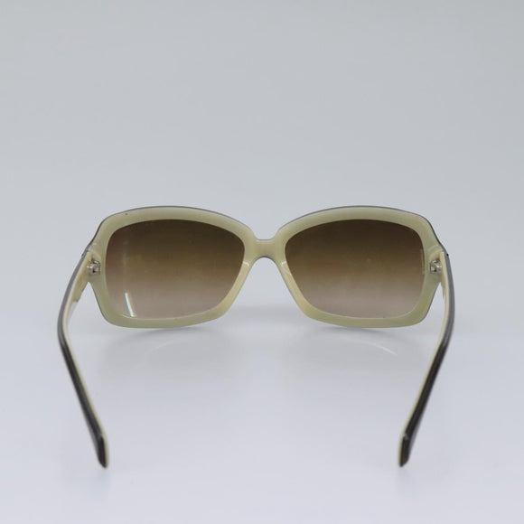 CHANEL Sunglasses plastic Brown CC Auth am7632