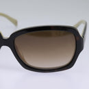 CHANEL Sunglasses plastic Brown CC Auth am7632-8
