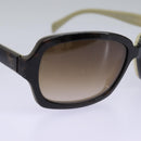 CHANEL Sunglasses plastic Brown CC Auth am7632-9