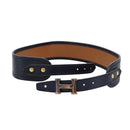 HERMES Constance Belt Leather Navy Auth am7633-2