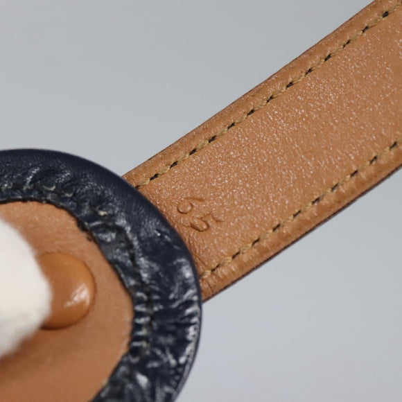 HERMES Constance Belt Leather Navy Auth am7633