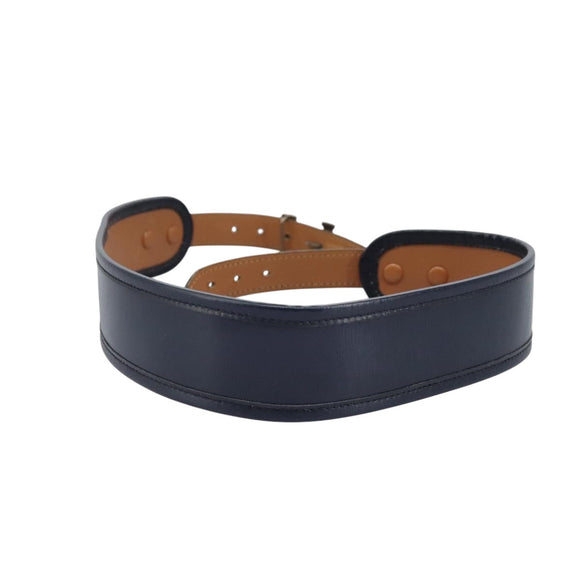 HERMES Constance Belt Leather Navy Auth am7633