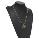 Christian Dior Necklace metal Gold Auth am7636-1