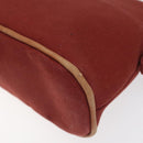 HERMES Bolide PM Pouch Canvas Red Auth am7641-14