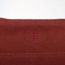 HERMES Bolide PM Pouch Canvas Red Auth am7641-10