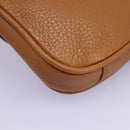 TORY BURCH Shoulder Bag Leather Brown Auth am7642-13