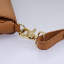 TORY BURCH Shoulder Bag Leather Brown Auth am7642-15