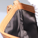 TORY BURCH Shoulder Bag Leather Brown Auth am7642-20