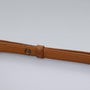 TORY BURCH Shoulder Bag Leather Brown Auth am7642-9