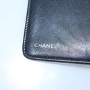 CHANEL New Travel line Day Planner Cover Nylon Black CC Auth am7648-17