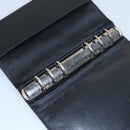 CHANEL New Travel line Day Planner Cover Nylon Black CC Auth am7648-9