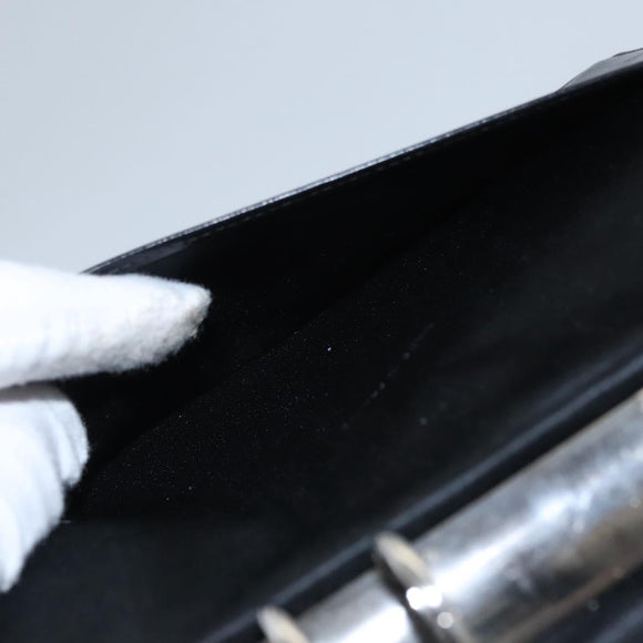 CHANEL New Travel line Day Planner Cover Nylon Black CC Auth am7648