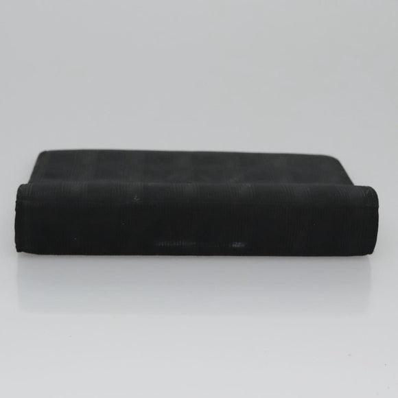 CHANEL New Travel line Day Planner Cover Nylon Black CC Auth am7648